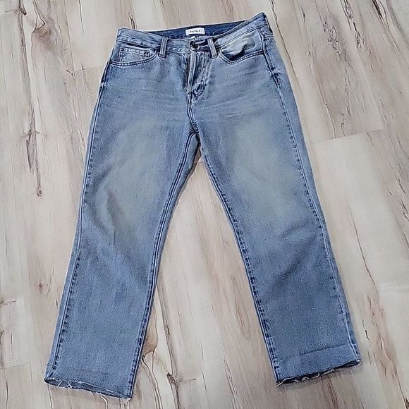 Pistola Button Fly Midrise Denim Jeans Worn Style Size 28 - Picture 1 of 16